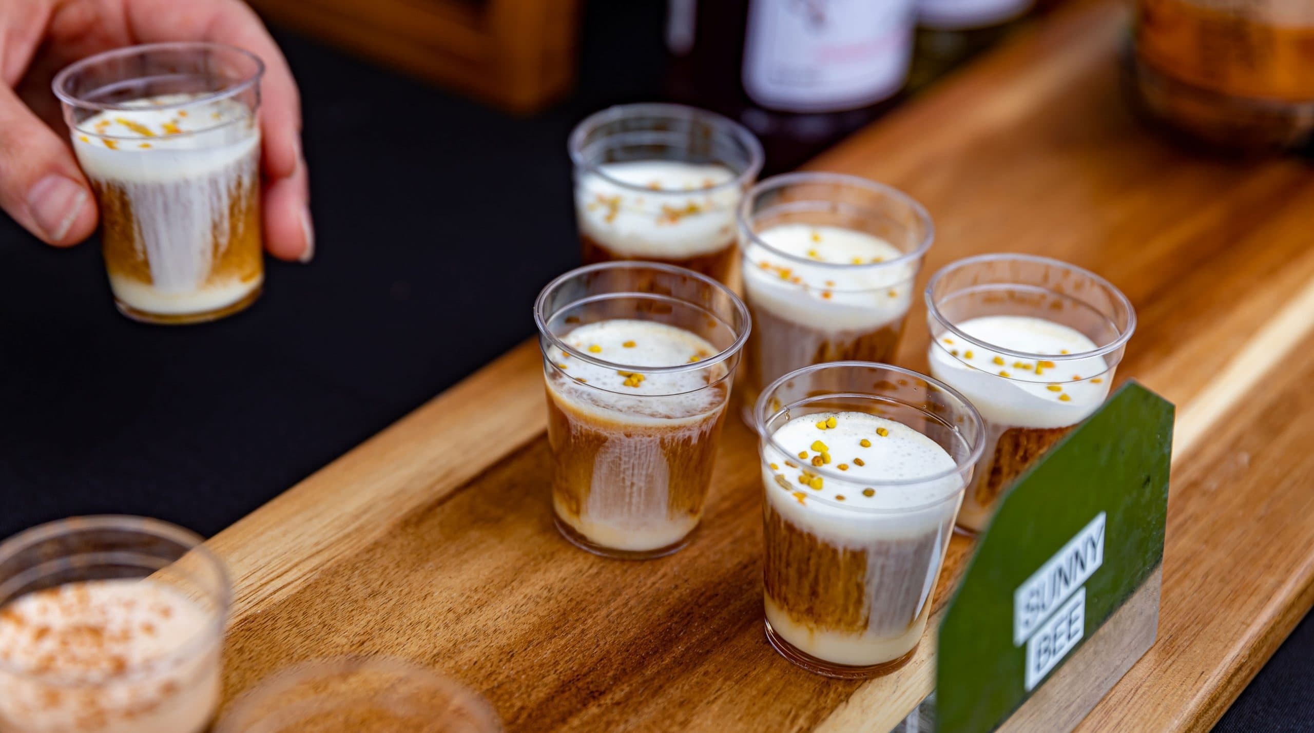 Craft beer sampling