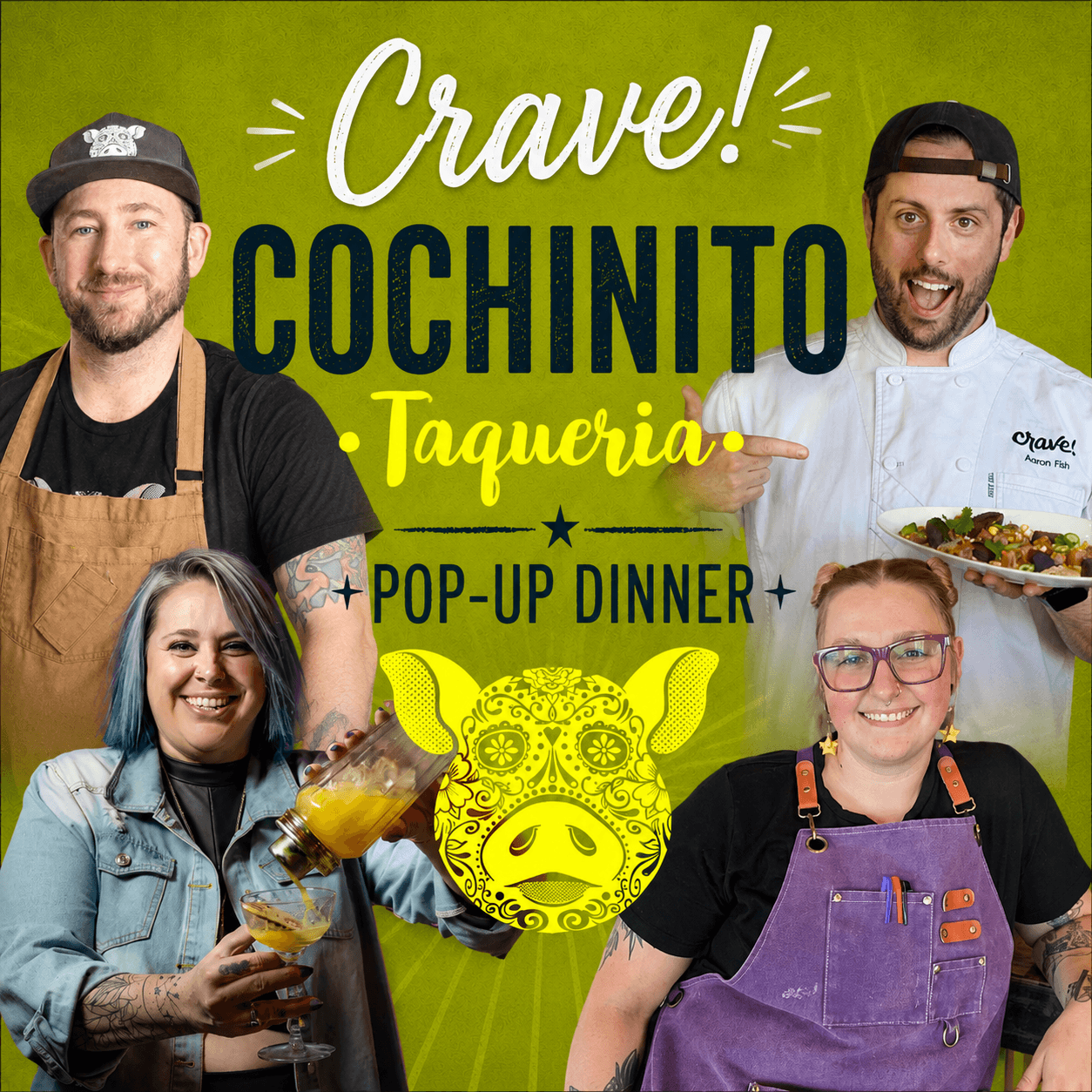 Six-Course Pop Up Dinner at Cochinito 10 N Post St, Spokane, WA 99201